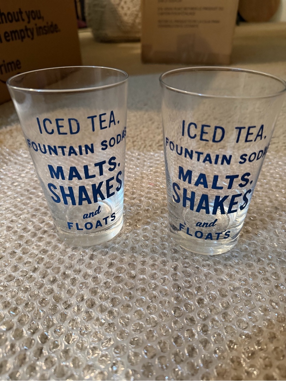 Kate Spade Orders Up All in Good Taste glasses. Set of 2.